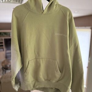 Essentials Green Sweater Classic Pullover Design